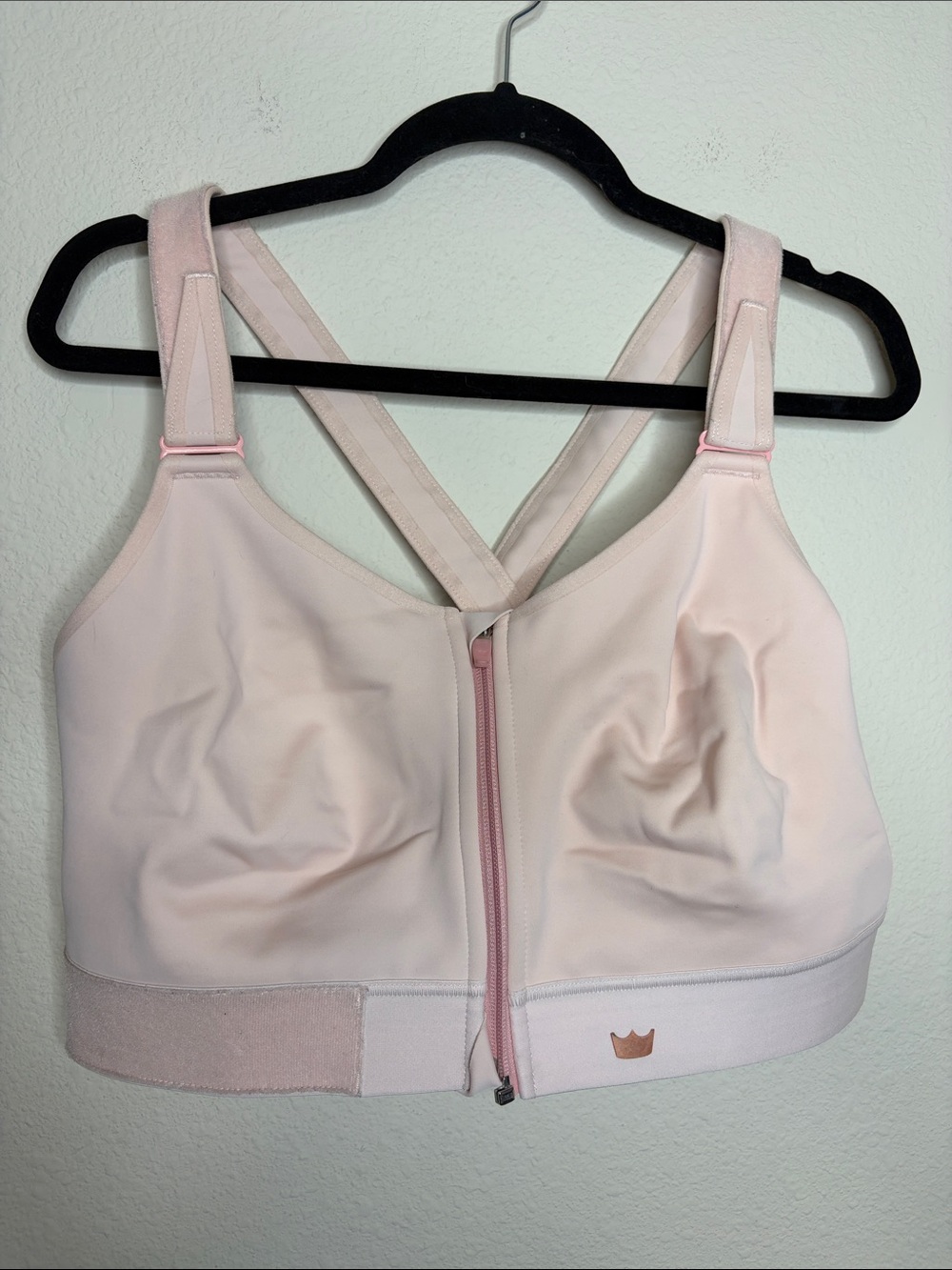 SHEFIT | Women’s Pink & Rose Gold Ultimate Sport Bra Size 4Luxe